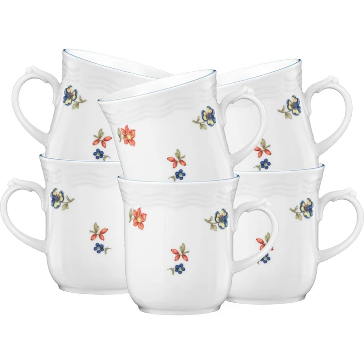 Seltmann Weiden Sonate Nostalgie Henkelbecher 290 ml 6er Set – Bild 1