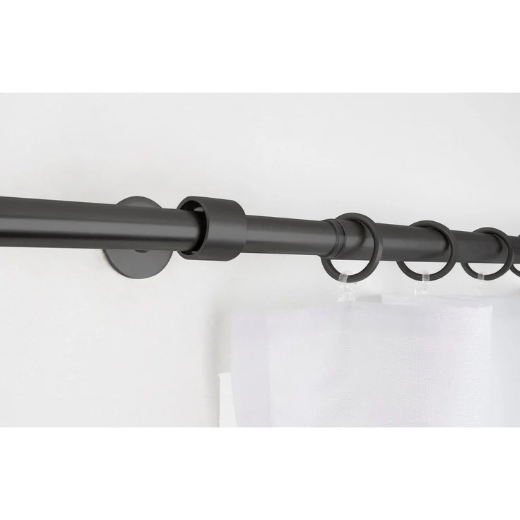 ondeco Gardinenstange Teleskopgarnitur Allrounder, Ø 19 mm, 1-läufig, ausziehbar, Bohren, verschraubt – Bild 2