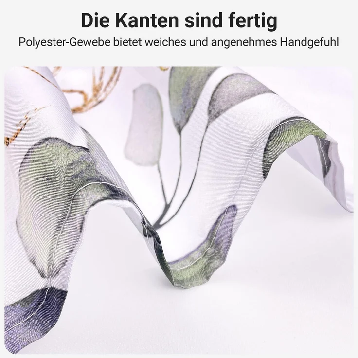 Duschvorhang 180x200cm Goldene Blätter, Beschwerter – Bild 5