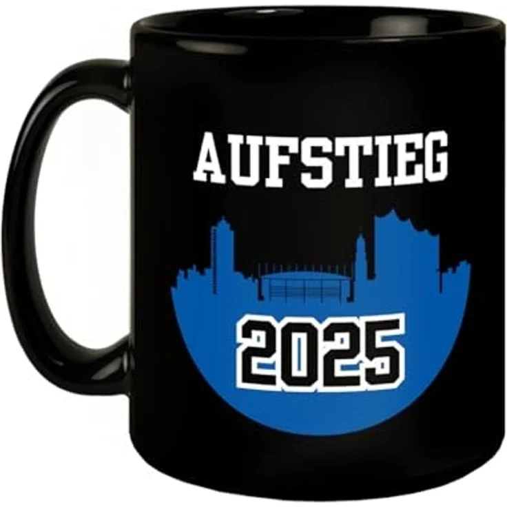 speecheese Tasse Hamburg Skyline Aufstieg 2025 Tasse für Fußballfans – Bild 2