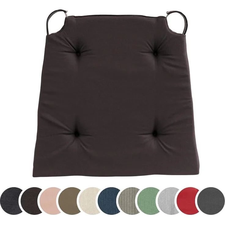 sleepling Stuhlkissen Sitzkissen, für Indoor und Outdoor, mit Klettverschluss, langlebig und abriebfest – Bild 1