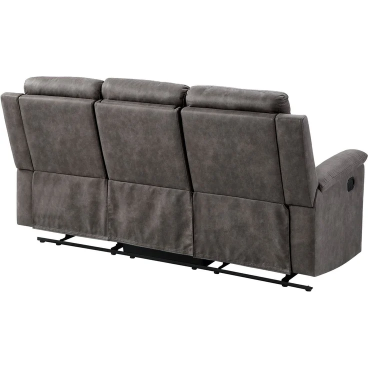 ATLANTIC home collection 3-Sitzer Cliff mit 2 Relaxfunktionen, Federkern und Becherhaltern in klappbarer Mittelkonsole – Bild 3