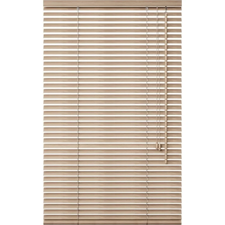 Sekey Jalousie Jalousie Klemmfix ohne Bohren Holzjalousie Holz Rollo Plissee Echtholz, Lamelle 35mm Montage mit Bohren oder ohne Bohren möglich für Fenster – Bild 1