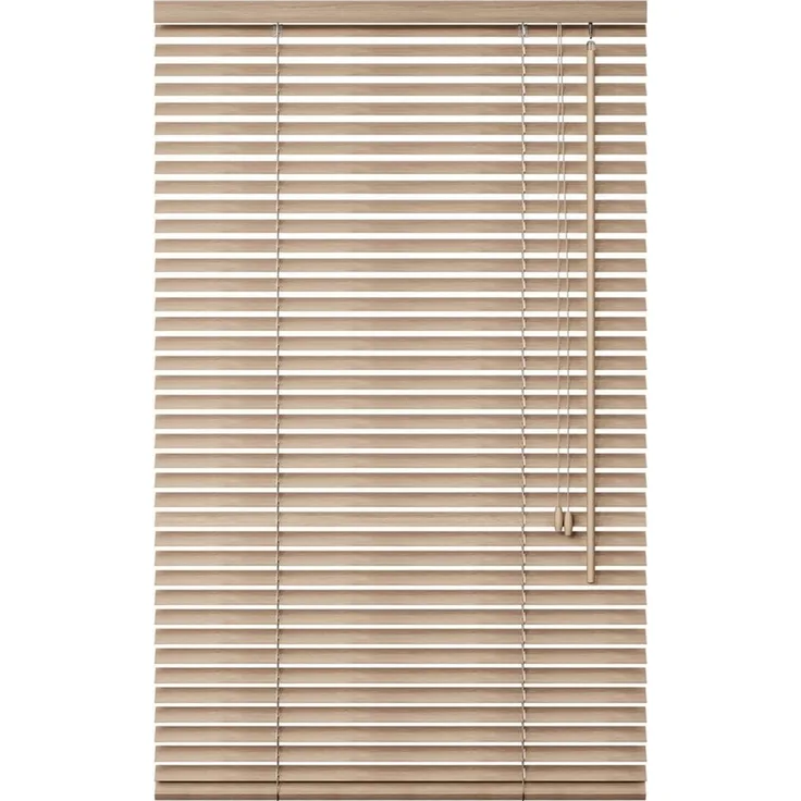 Sekey Jalousie Jalousie Klemmfix ohne Bohren Holzjalousie Holz Rollo Plissee Echtholz, Lamelle 35mm Montage mit Bohren oder ohne Bohren möglich für Fenster