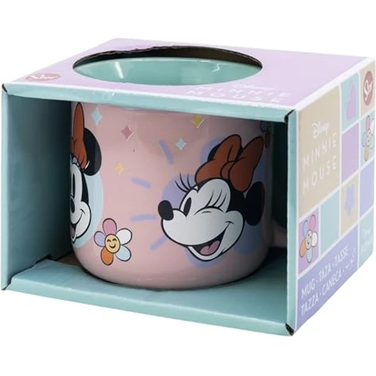 Disney Minnie Mouse Geschenkbox Tasse 355 ml Keramiktasse für Heißgetränke – Bild 3