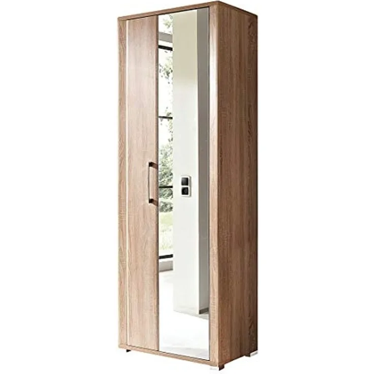 Garderobenschrank GO Spiegel Eiche Sonoma