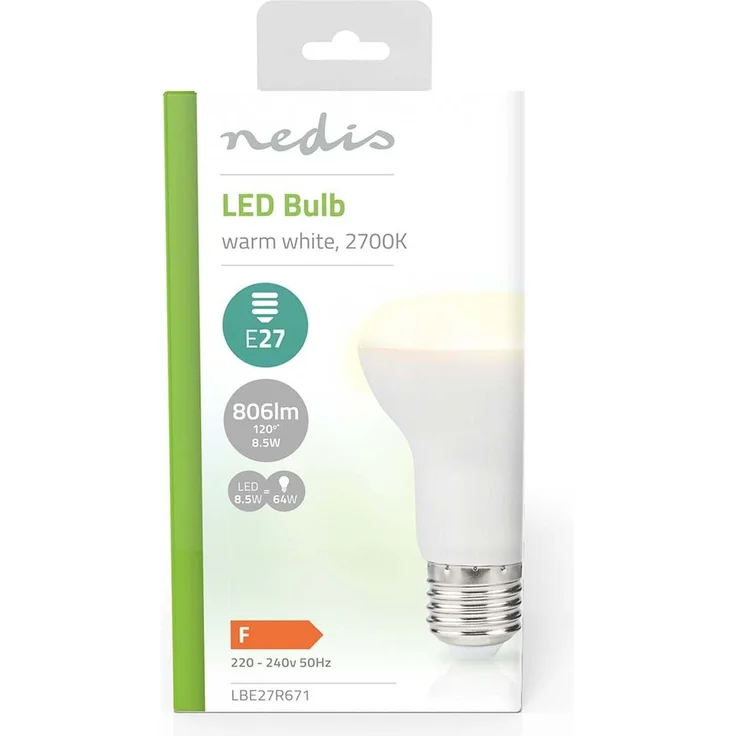 LED-Lampe E27 | R63 | 8.5 W | 806 lm | 2700 K | Warmweiss | Retro Style | Klar | 1 Stück – Bild 3