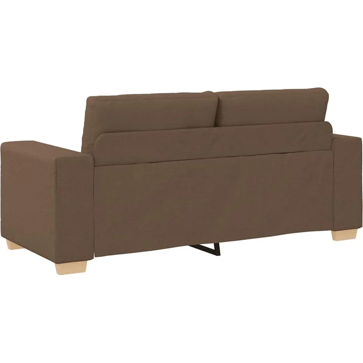 vidaXL Loveseat-Sofa Braun 180x77x82 cm Stoff 4105082 – Bild 6