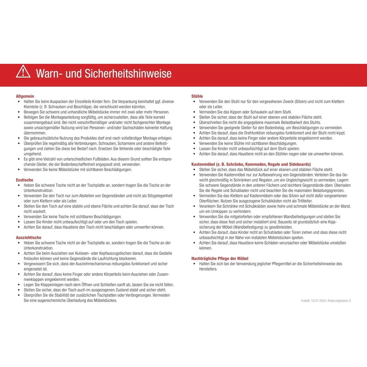 Lookway Schminktisch MADA GLOSS Schreibtisch mit Schubladen und Hochglanz Fronten (1x Schreibtisch), Breite: 120cm – Bild 5