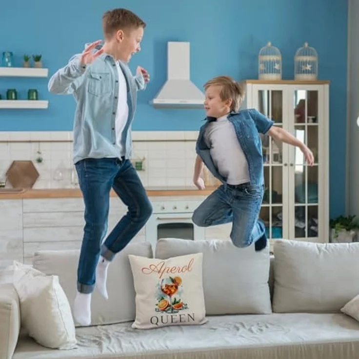 speecheese Dekokissen Aperol Queen Kissen – Bild 6