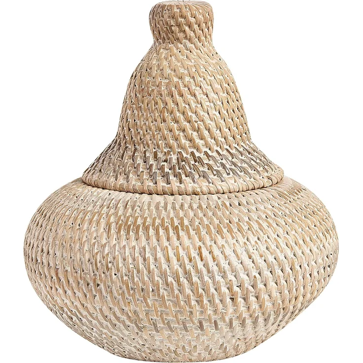 Aufbewahrungskorb BILA Rattan Naturfarben – Bild 1