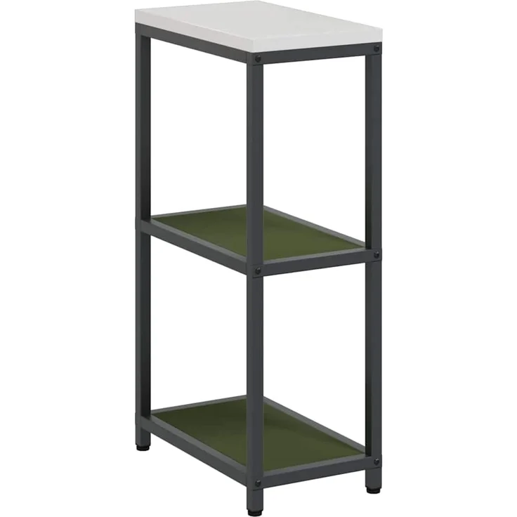 vidaXL Küchenaufbewahrung mit Regal Olive Grün 60 x 50 x 92 cm Stahl 874978 – Bild 1