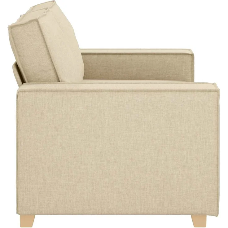 vidaXL 2-Sitzer Sofa Creme 160x78x84 cm Stoff 4104977 – Bild 4