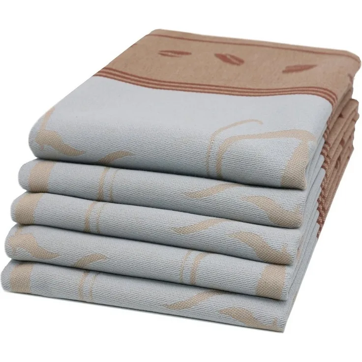 ZOLLNER Geschirrtuch, (Spar-Set, 5-tlg), 50 x 70 cm, 100% Baumwolle, vom Hotelwäschespezialisten