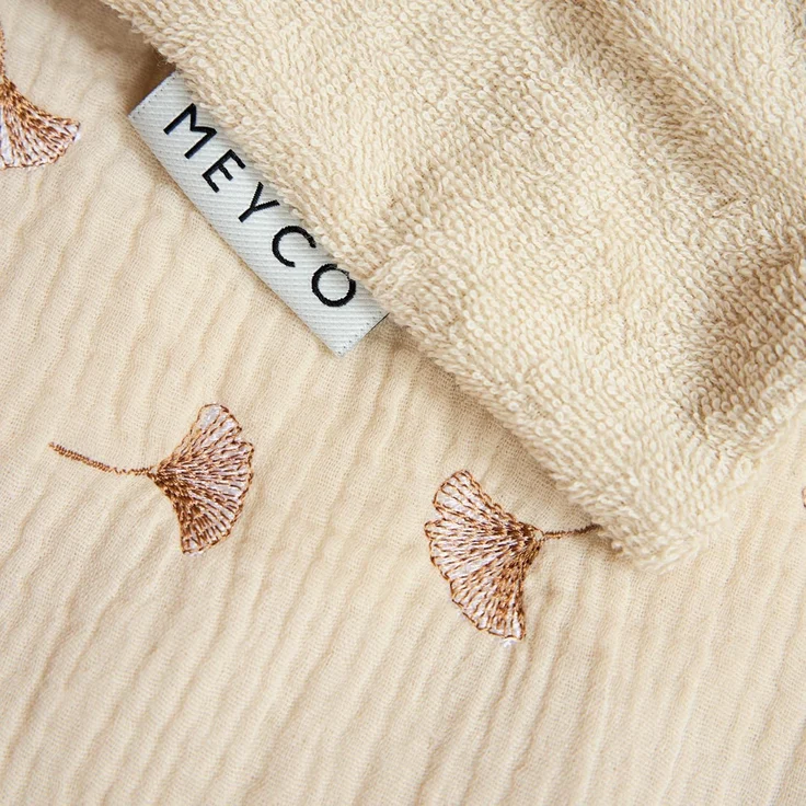 Meyco Bestickte Decke Pre-Washed - Ginkgo - Soft S – Bild 8