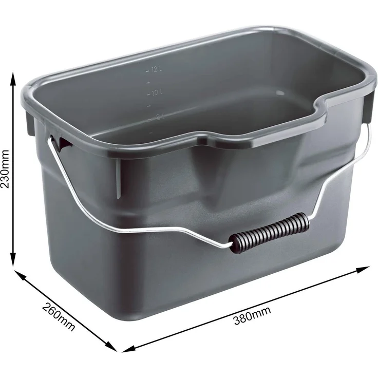 ROTHO Eimer Basic 12l eckig 102930 – Bild 4