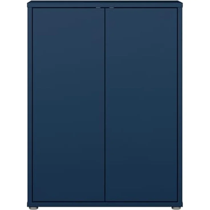 FORTE Schuhschrank Alice Springs, Schuhschrank, Platz für 15 Paar Schuhe, 2 Türen (B/H/T 74,5/99,1/34,9 cm) Stauraumschrank, Mehrzweckschrank, grifflose Front, Push to open – Bild 2