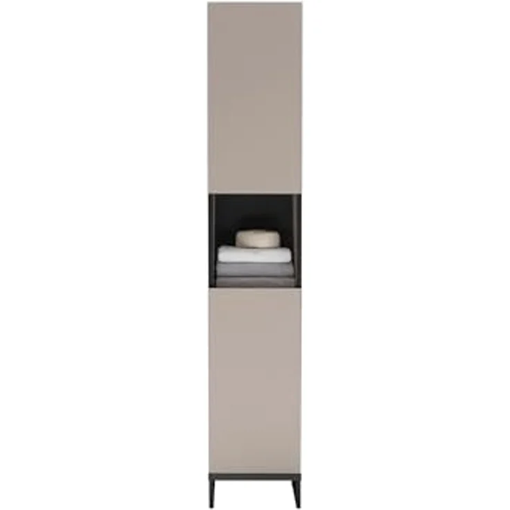 moebel-dich-auf Hochschrank VENEZIA (schmaler Badezimmer Wandschrank in kaschmir 30 cm breit) – Bild 4