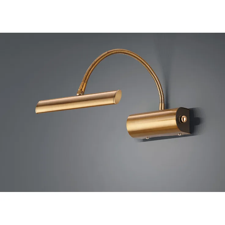 Modische 4 Watt LED Wandleuchte in Altmessing