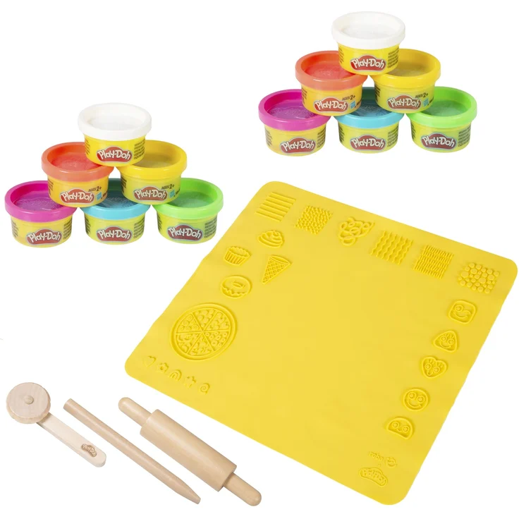 roba Spielset 'roba x Play-Doh' - Spiel- & Bastelmatte - 12x Play-Doh Knete – Bild 1