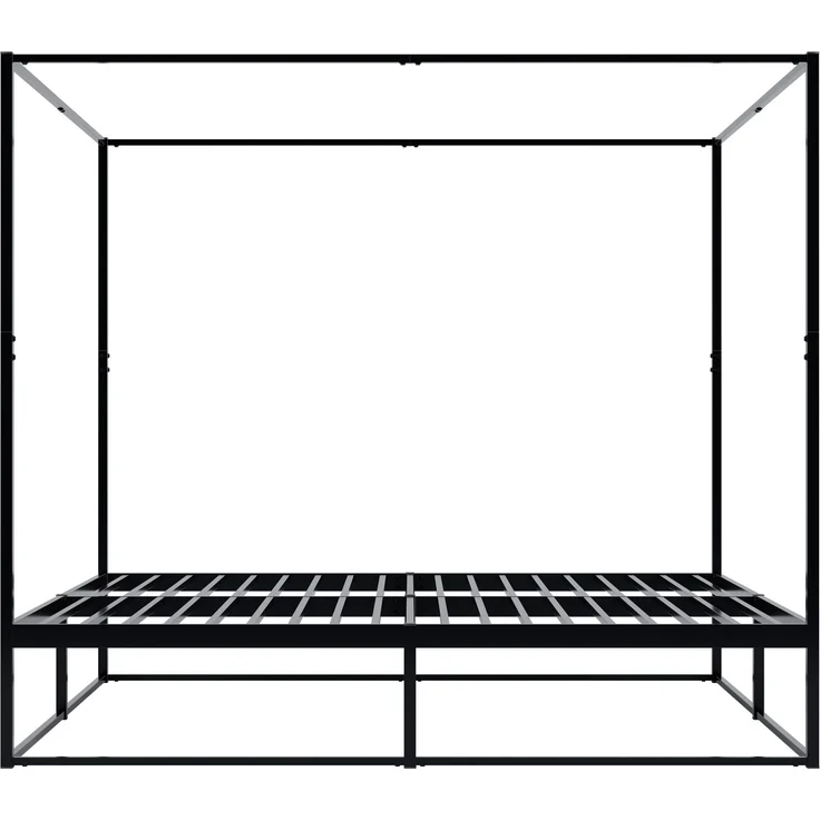 CLP Himmelbett Batoni Rahmen und Lattenrost aus Metall,200 x 200 cm – Bild 5