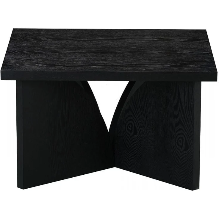 Bronx71 Couchtisch Houston 68x68 cm Eiche schwarz – Bild 2