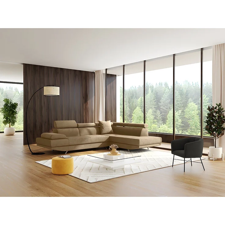 Vente-unique - FAKART - Sessel mit gerader Rückenlehne - Metall - Schwarz - 70 x 62 x 74 cm – Bild 6
