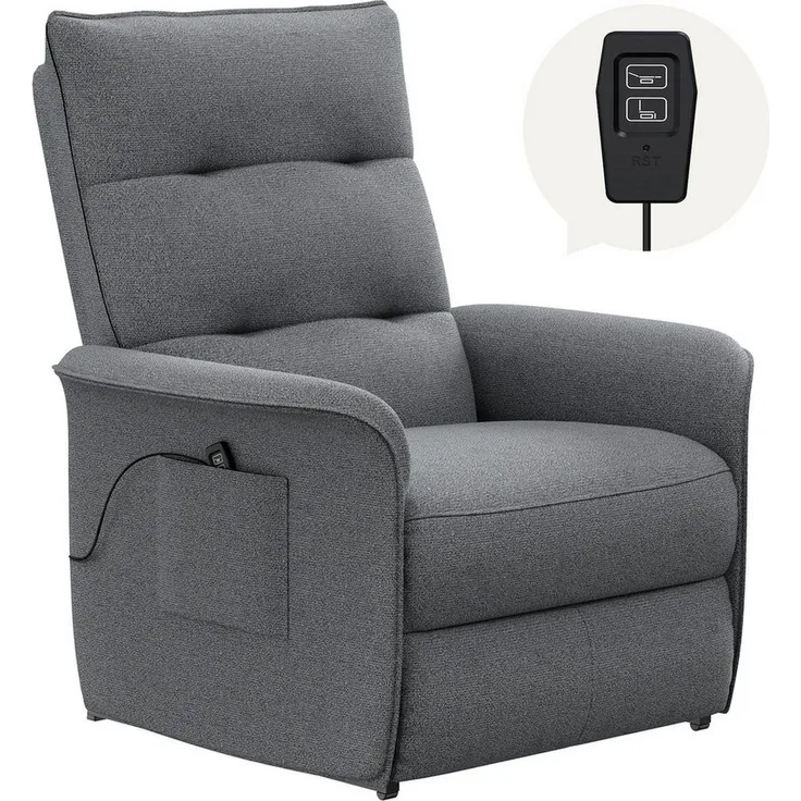 FLEXISPOT Sessel Elektrischer Relaxsessel – Ergonomischer Liegesessel mit Relaxfunktion (leicht zu montieren, kompakt verpackt & einfach zu transportieren), Fernsehsessel, ergonomisch, bis 200 kg belastbar, 105°-155°