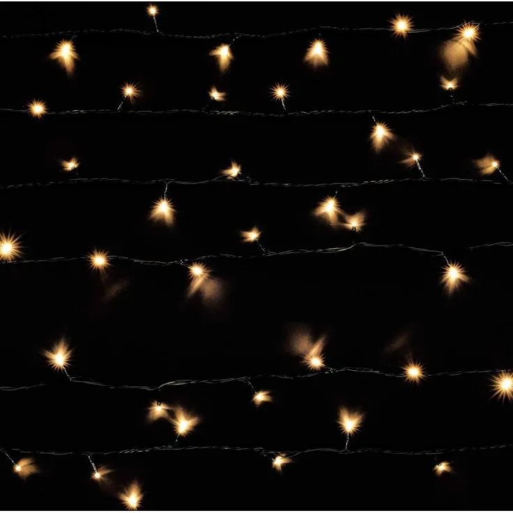 300er LED Lichterkette Außen Innen Partylicht Kabel grün Weihnachtslichterkette warmweiß