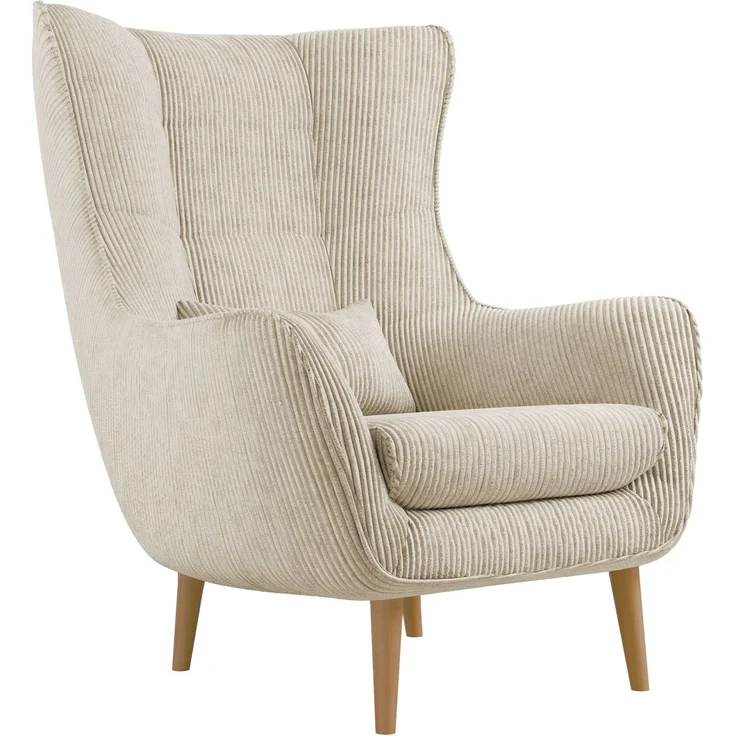 Sessel Lucio Cord (Farbe: Poso 100, ohne Fußbank) – Bild 1
