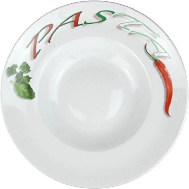 Retsch Arzberg Pastateller mit Dekor Ø 30cm inkl. Pastalöffel Set, (2 St), Spülmaschinengeeignet, Mikrowellengeeignet – Bild 4