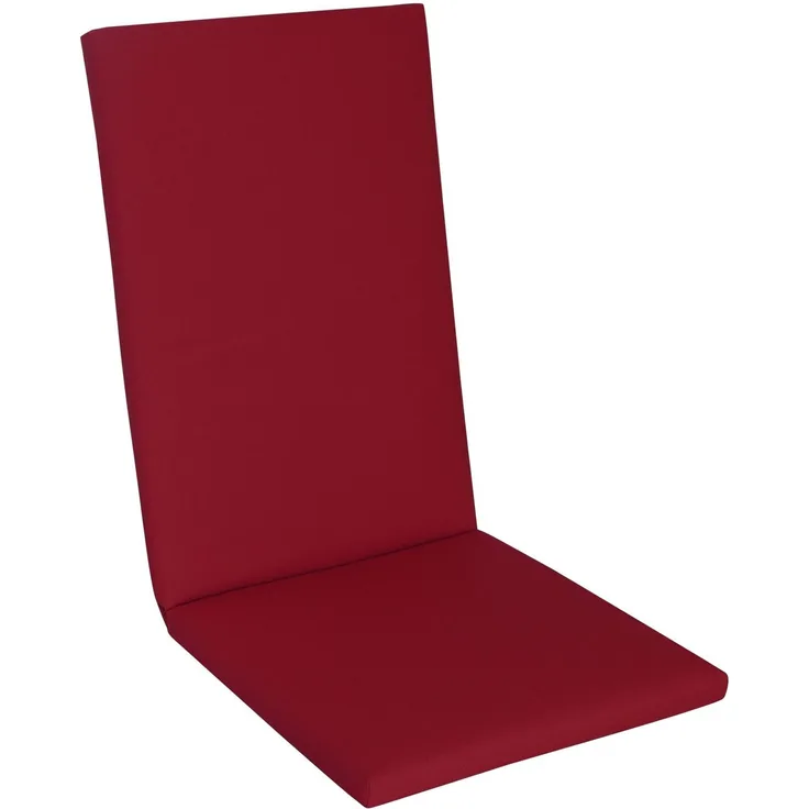 elGiga | KETTtex Hochlehner-Auflage Korsika Rot 123 x 48 x 4 cm
