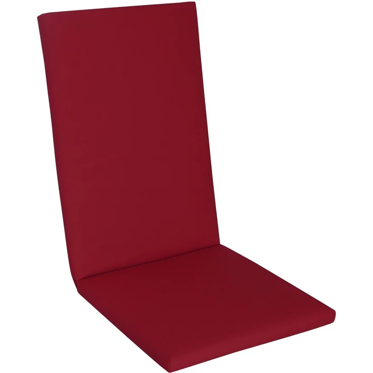 elGiga | KETTtex Hochlehner-Auflage Korsika Rot 123 x 48 x 4 cm – Bild 1