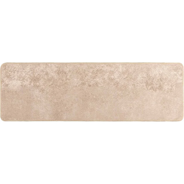 vidaXL Teppichläufer MARSA Beige 100x300 cm Polyester und PVC 42023093 – Bild 2