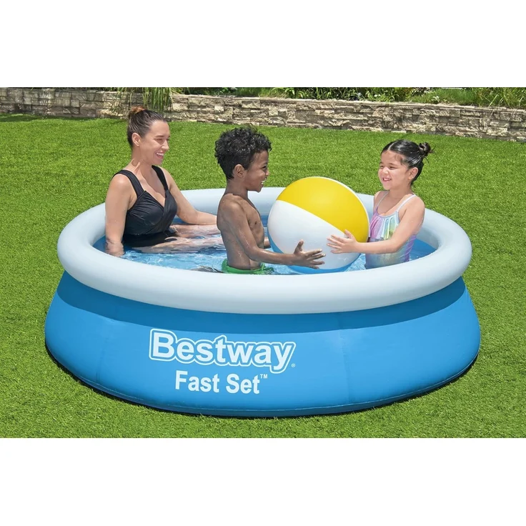 Bestway Fast Set Aufstellpool Ø 183 x 51 cm | Kinderpool ohne Pumpe – Bild 2