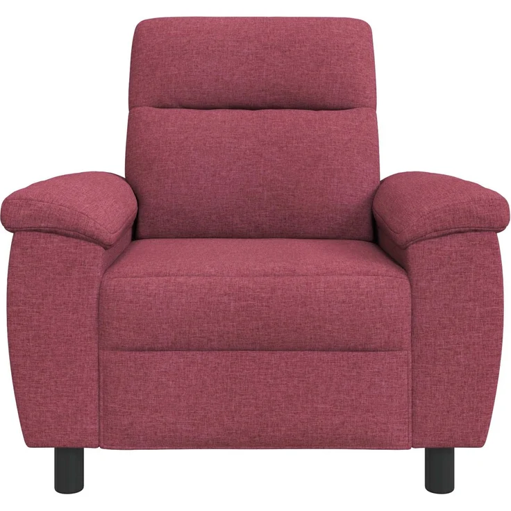vidaXL Sofa Weinrot 95 x 90 x 95 cm Stoff 42040898 – Bild 2