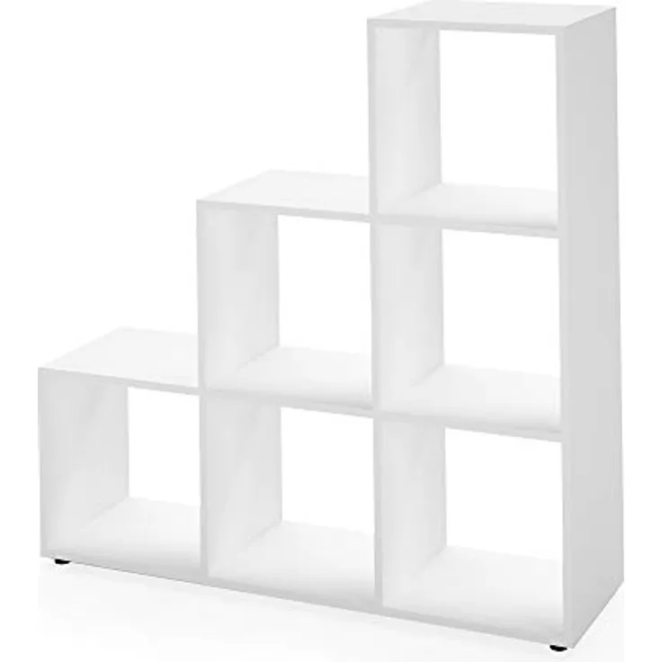 Treppenregal Weiß 107.2 x 107.8 cm Vicco