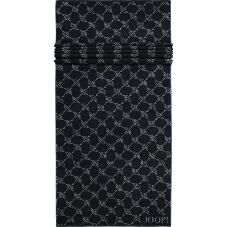 JOOP! Handtücher Cornflower Schwarz 1611 90, Saunatuch 80x200 cm – Bild 5
