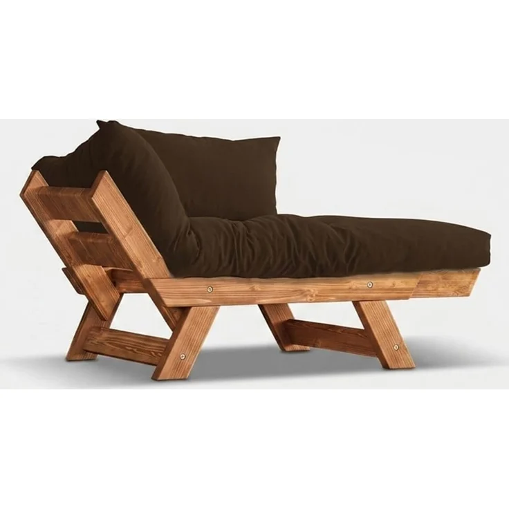 Skye Decor 'CPT8154-140' Garten-Sessel, Teak / Braun, 108-140 x 75 cm – Bild 4