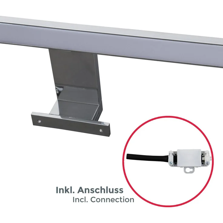 LED Badezimmer Beleuchtung Bad Spiegel-Leuchte Aufbau-Lampe IP44 Schminklicht – Bild 4