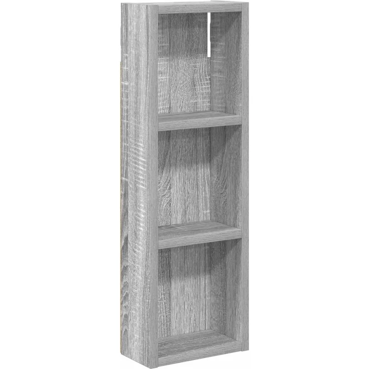 vidaXL Badezimmer-Wandschrank Graues Sonoma 20 x 10 x 60,5 cm 889292 – Bild 2