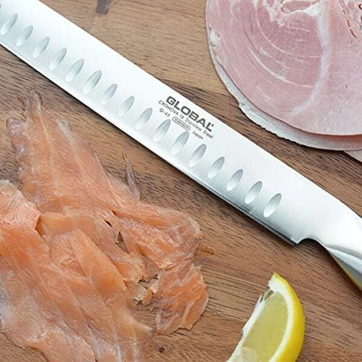 Global Schinken- Lachsmesser Kullen 27 cm G-65 – Bild 5