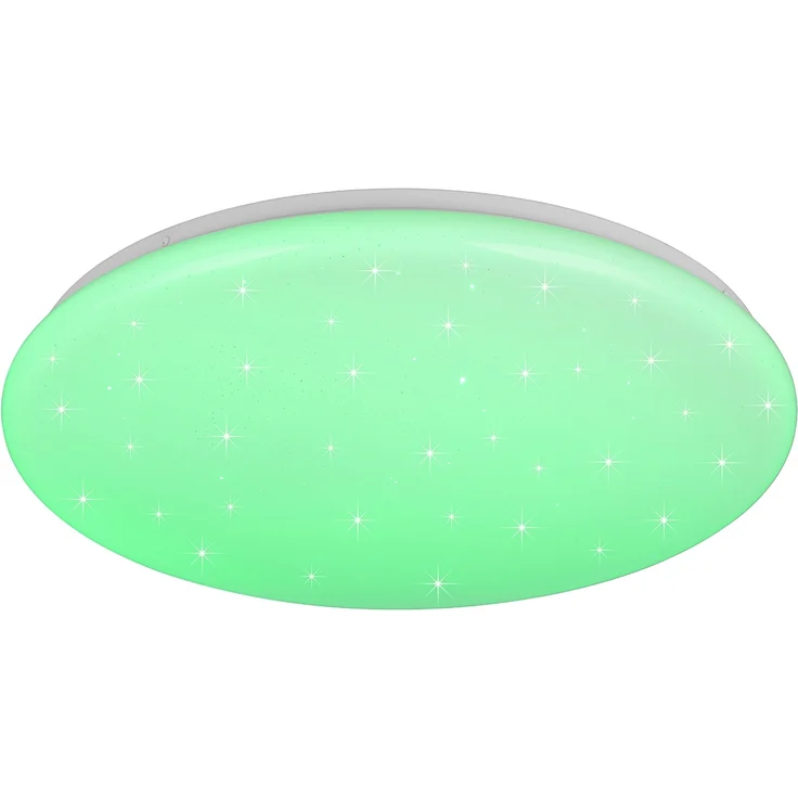 LED Deckenleuchte CETUS flach mit Fernbedienung, dimmbar, RGB, Weiß, Ø 48,5cm – Bild 9