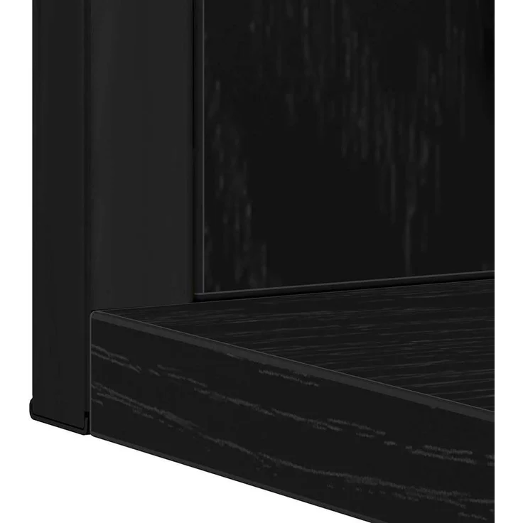 vidaXL Spiegel mit Regal Schwarz Eichen-Optik 50 x 12 x 60 cm 862222 – Bild 7