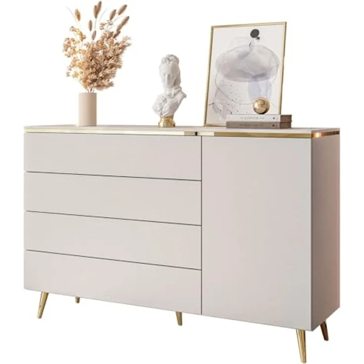 Lookway Kommode AURORA 4S1D Anrichte in KASCHMIR Schubladenschrank – Bild 1