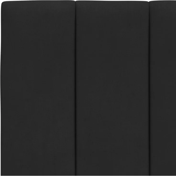 vidaXL Kopfteil-Kissen Schwarz 90 cm Samt 374651 – Bild 8