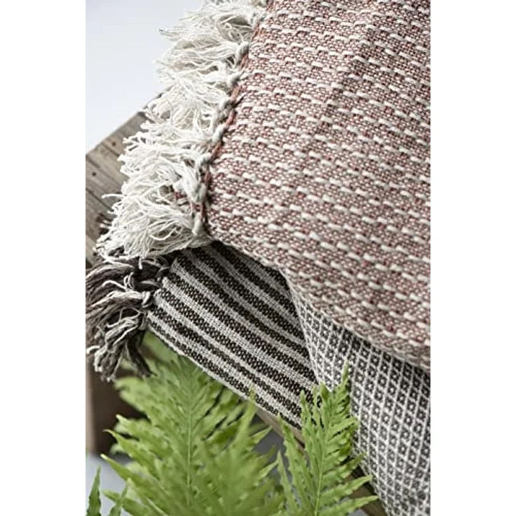 Decke Plaid Kuscheldecke Wohndecke Creme Rose 130x160cm Ib Laursen 6510-86 – Bild 2
