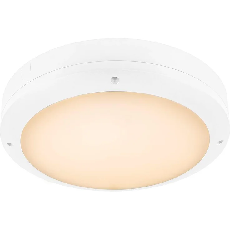 SLV OUTDOOR BULKHEAD V 360, 20W 830/840 IP65 IK10 Sensor weiß - Stand-, Wand- und Deckenleuchten (Outdoor)