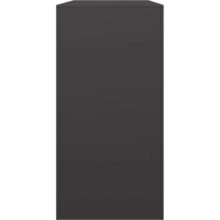 vidaXL Brennholzregal Schwarz 100x40x80 cm Stahl 850975 – Bild 4