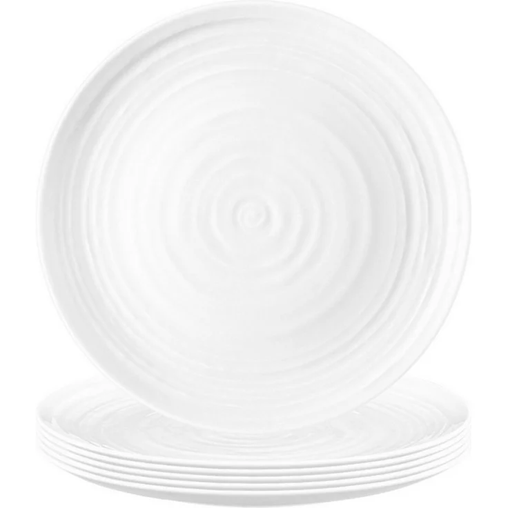 Seltmann Weiden Terra Frühstücksteller ø 22,5 cm weiß 6er Set – Bild 1